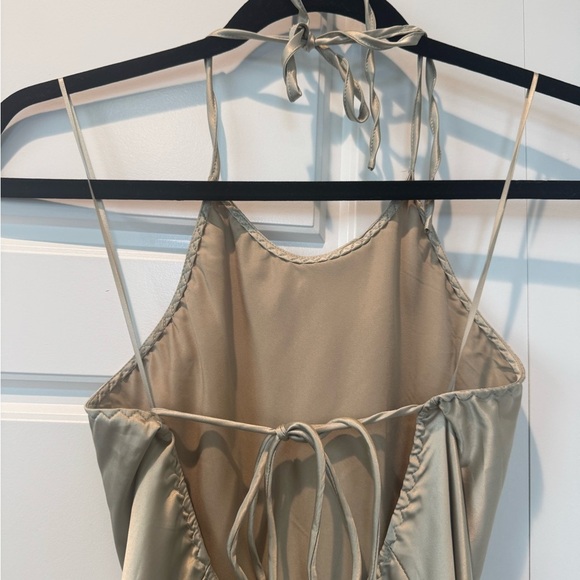 NWT Intimately Free People Friday Fever Mini Slip Satin Champagne Size XSmall - Picture 6 of 10